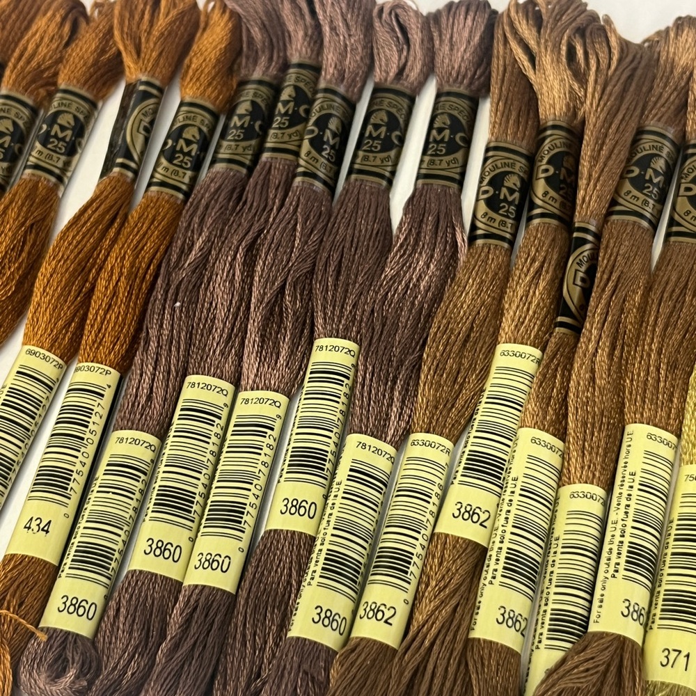 50 Skeins DMC Embroidery Floss Mouline Special 6 Strand Assorted Multicolors - Picture 7 of 13